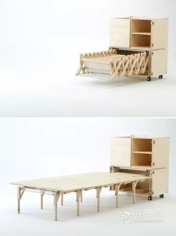 广州小户型装修设计攻略 创意多功能变形家具实用up